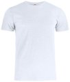 Heren T-shirt Clique Slub-T wit
